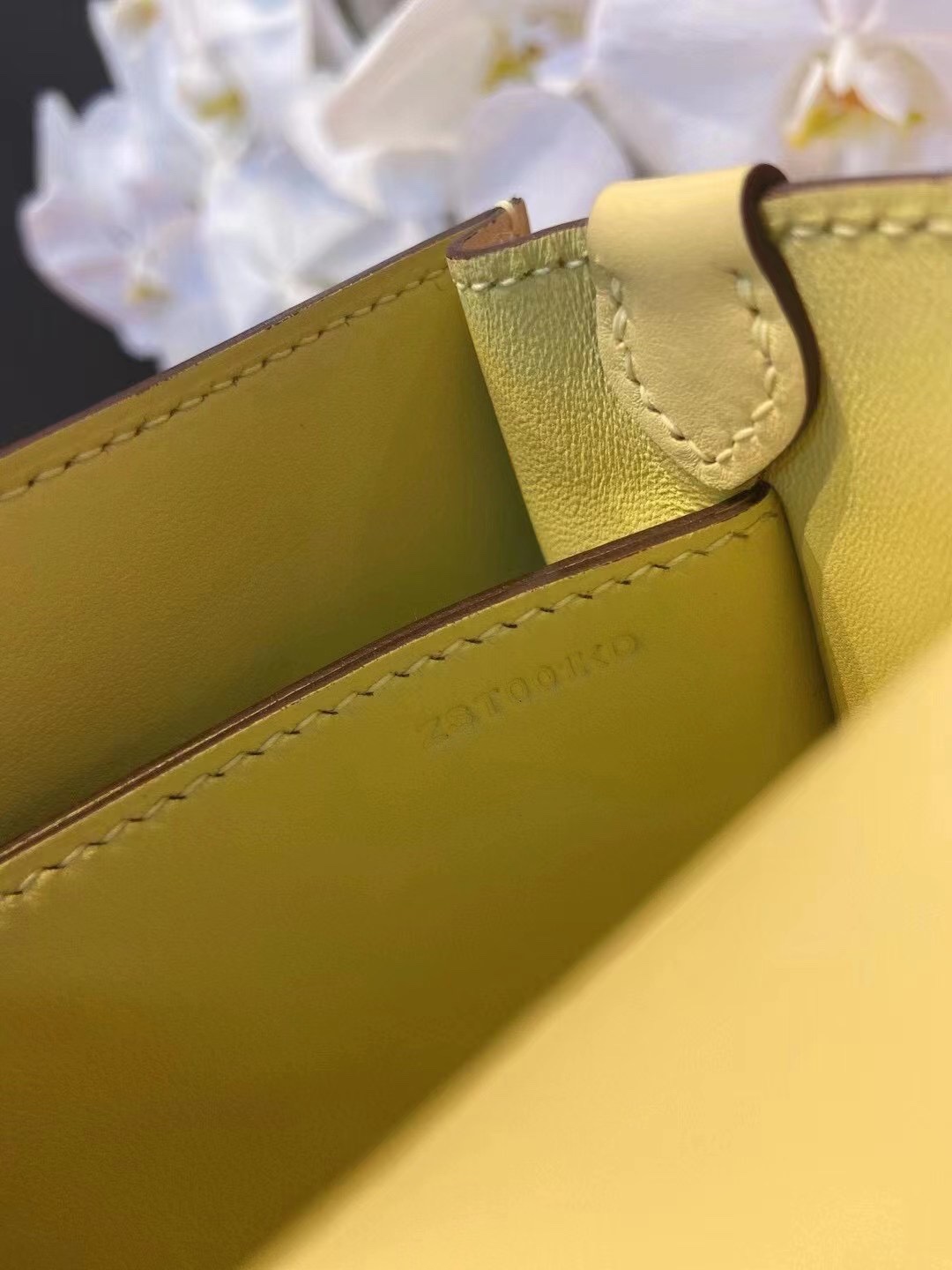 에르메스 룰리스18 옐로우 금장 스위프트